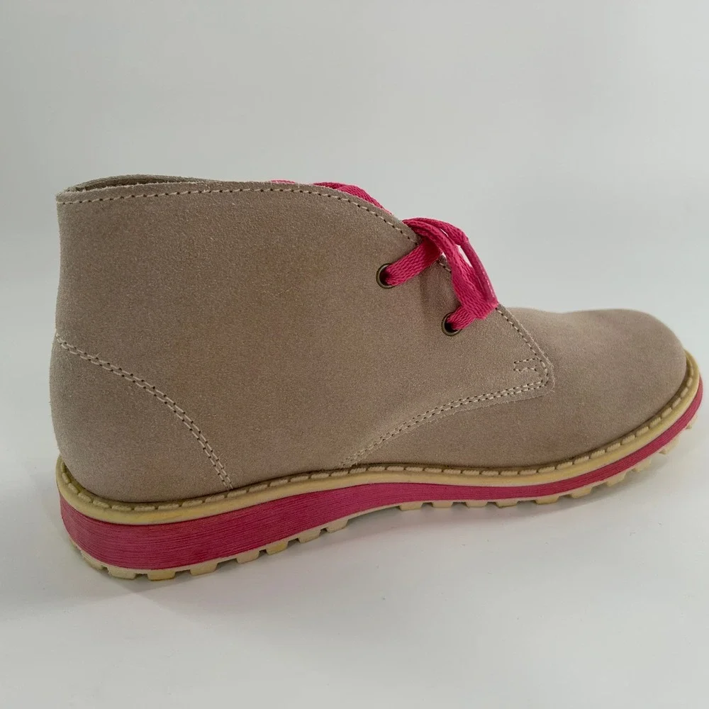 New UMI Girls Suede Chukka Boots - New Girls Size 1‎ EU 32